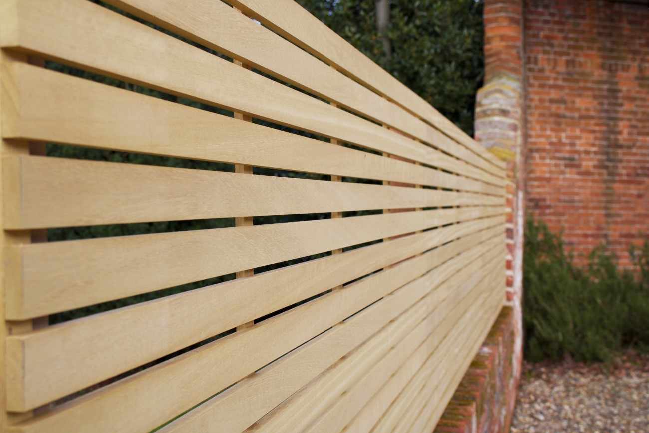 RHS Prestige Wide Slatted Fence Panel 45mm Slat